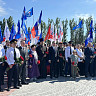 В парке Победы Саратова под гимн подняли флаг России